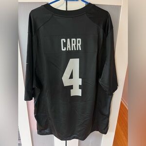 Nike xxl Derek Carr Raiders Jersey (mint condition) worn 2X was always too big.